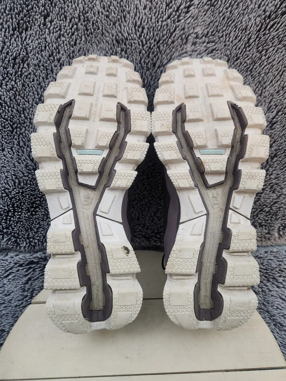 On Cloudventure Shadow Grape Athletic Hiking Shoes Women's Size 9